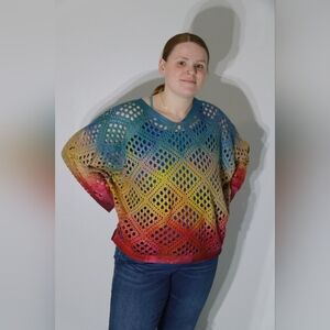 Multicolor Gradient Women's Sweater